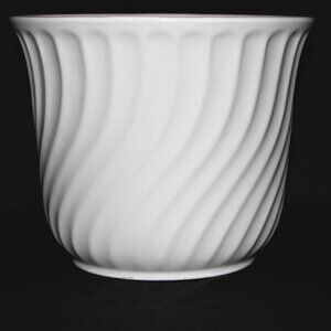 Large Vintage White Bellini Planter | Made In Italy